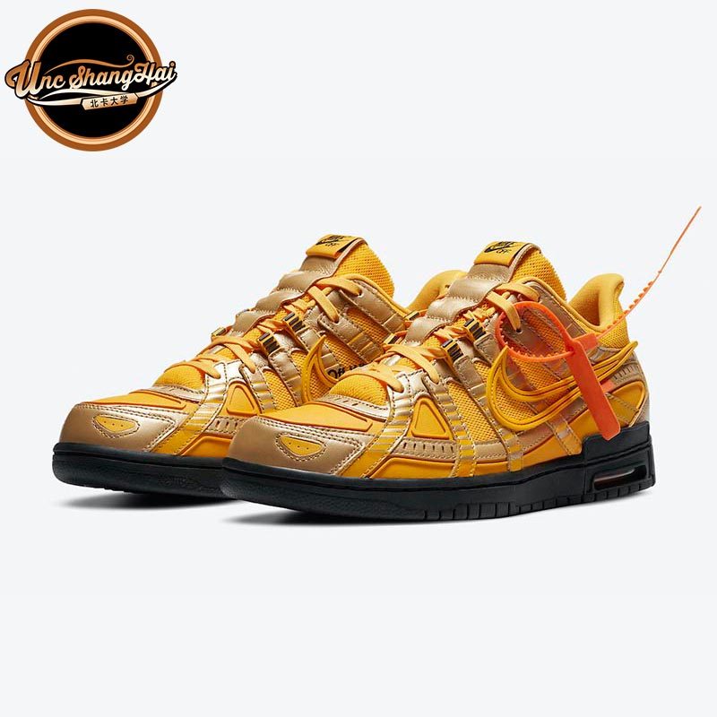 北卡大学 nike rubber dunk x off-white ow联名 黑金 cu6015-700