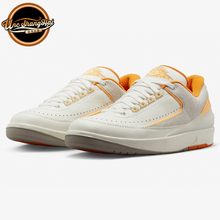 北卡大学Air Jordan 2 Low AJ2蜜瓜 灰白橙 低帮篮球鞋DV9956-118