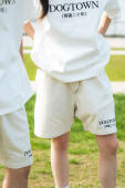 DOGTOWN狗镇二十年中文刺绣LOGO抽绳短裤 宽松运动短裤