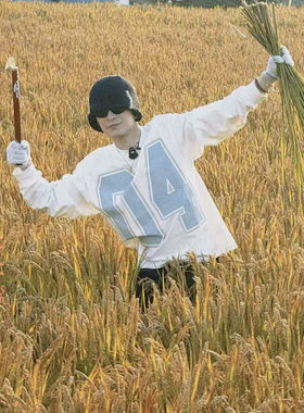 【高天佐同款】DOGTOWN 25FW 04大LOGO全棉长袖TEE袖标长袖T恤