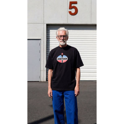 DOGTOWN 26SS TORCH火炬拼色LOGO宽松圆领短袖TEE短袖T恤