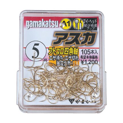 Gamakatsu/伽玛卡兹日本原装进口鱼钩 BOX67026猾口鱼无倒刺渔钩