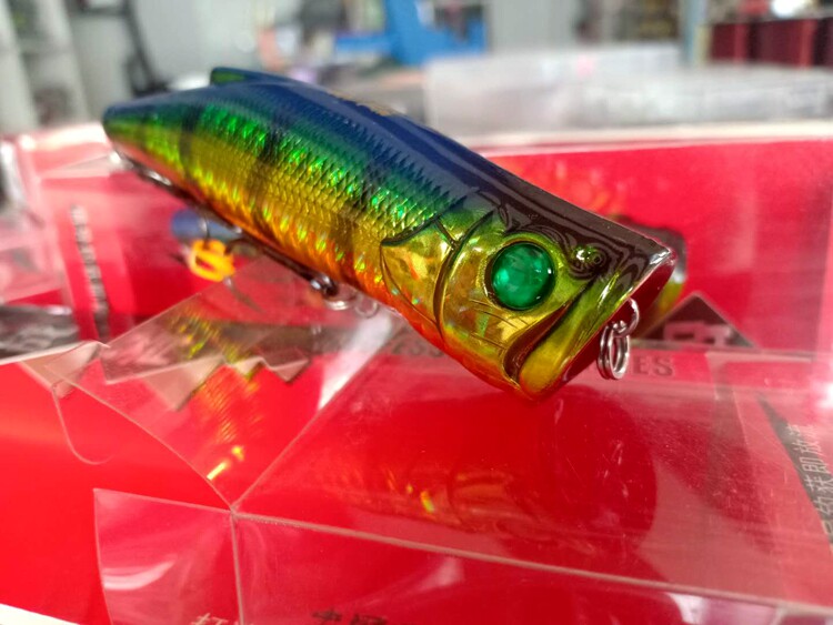 鱼猎人 战斧波爬ZP01B/90mm/19.5克水面淡海水路亚假饵拟饵海钓饵