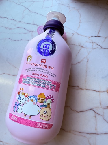 蜜顿meek BB氨基酸倍护洗发沐浴露二合一 婴幼儿专用大容量800ml
