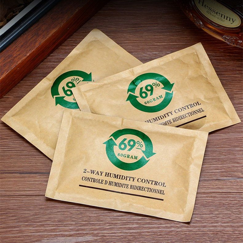 雪茄保湿69%保湿包雪茄盒专用加湿包60克双向控湿独立包装保湿包