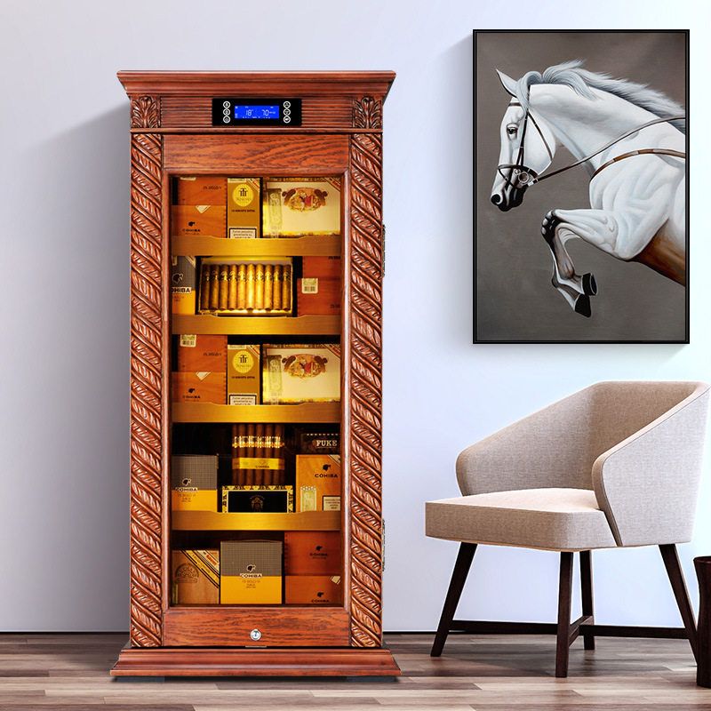 正品FUKE富客CL-339C雪茄柜实木恒温恒湿雪茄柜 德国技术智能恒湿