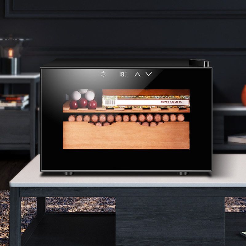 正品FUKE富客25C雪茄柜雪松木迷你雪茄保湿柜家用小型嵌入式烟柜