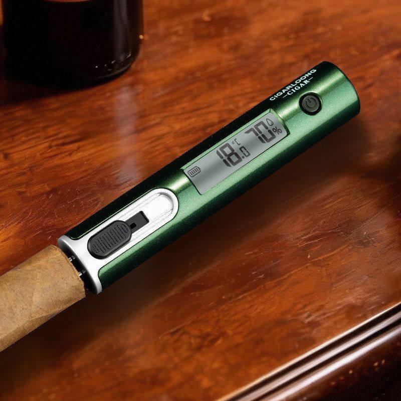 正品CIGARLOONG茄龙雪茄测湿仪探针式专用内部湿度测量计烟具配件
