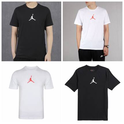 Jordan飞人LOGO男子AJ运动短袖T恤 BQ6741-DA6800-DH8922-CW5191
