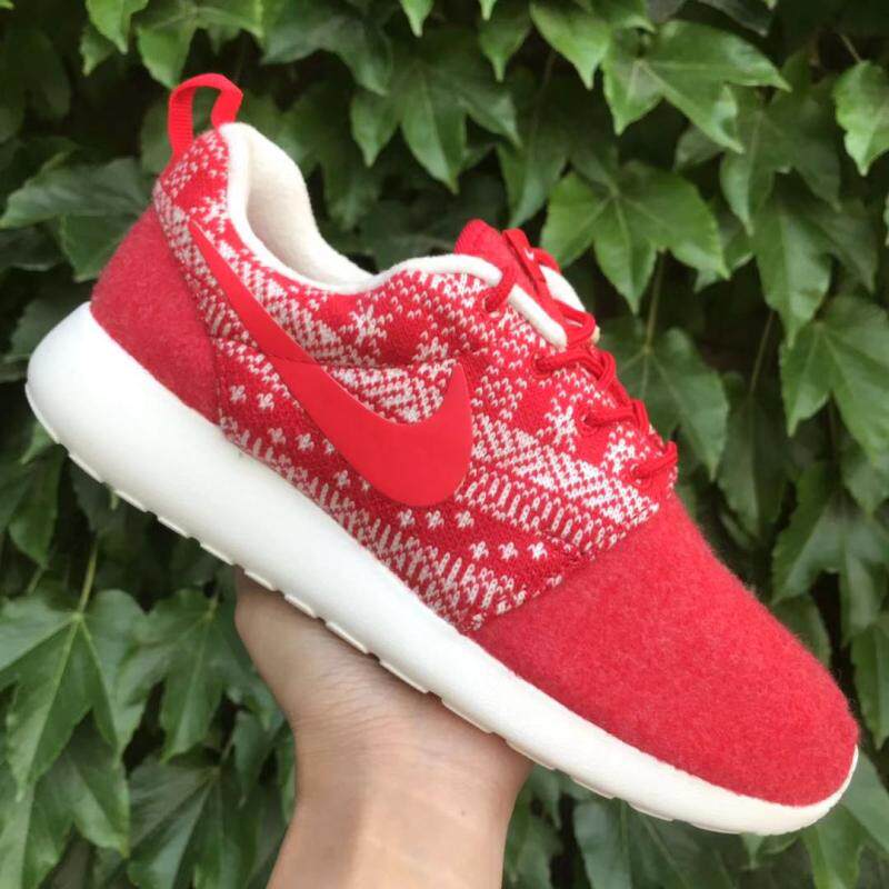 耐克Nike Roshe One Winter 印花民族风女子休闲跑步鞋685286-661