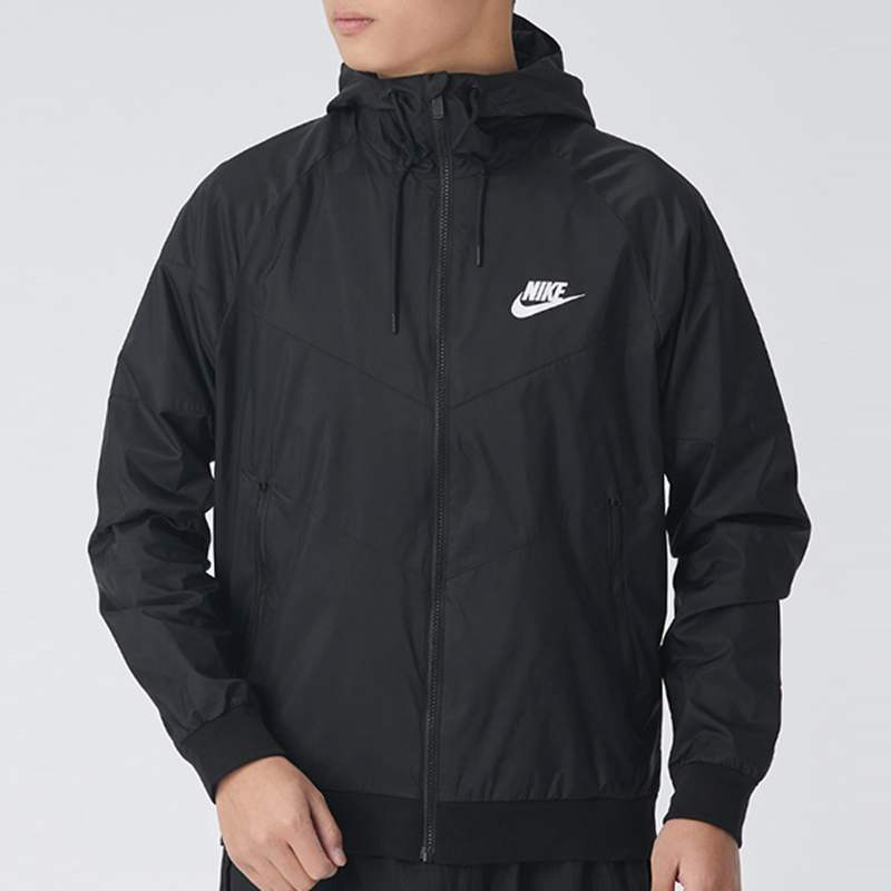 NIKE耐克风行者男子运动休闲防风连帽夹克外套DA0002-010-CD6771
