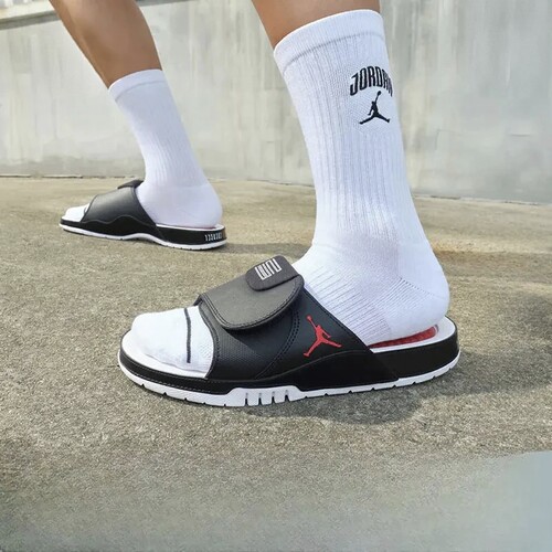 Air Jordan Hydro 11 男子防滑魔术贴运动休闲一字拖鞋FN2452-006