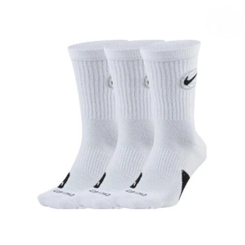 耐克 Nike 加厚毛巾底 3双装 吸汗缓震篮球运动长筒袜 DA2123