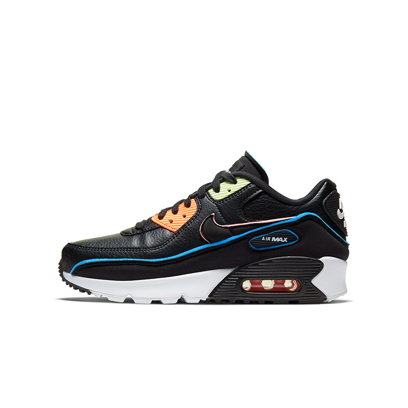 耐克 NIKE AIR MAX 90 GS 女子气垫运动文化跑步鞋 CK4068-001