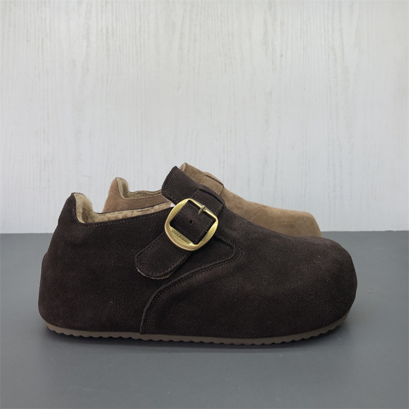 工厂断码真皮女鞋冬季新款韩版时尚舒适圆头内增高保暖牛皮女棉鞋