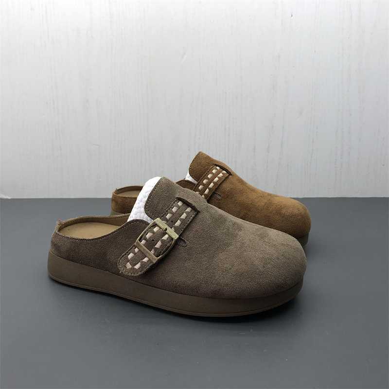 工厂新款断码女鞋春季韩版舒适休闲包头平底简约百搭日常女拖鞋