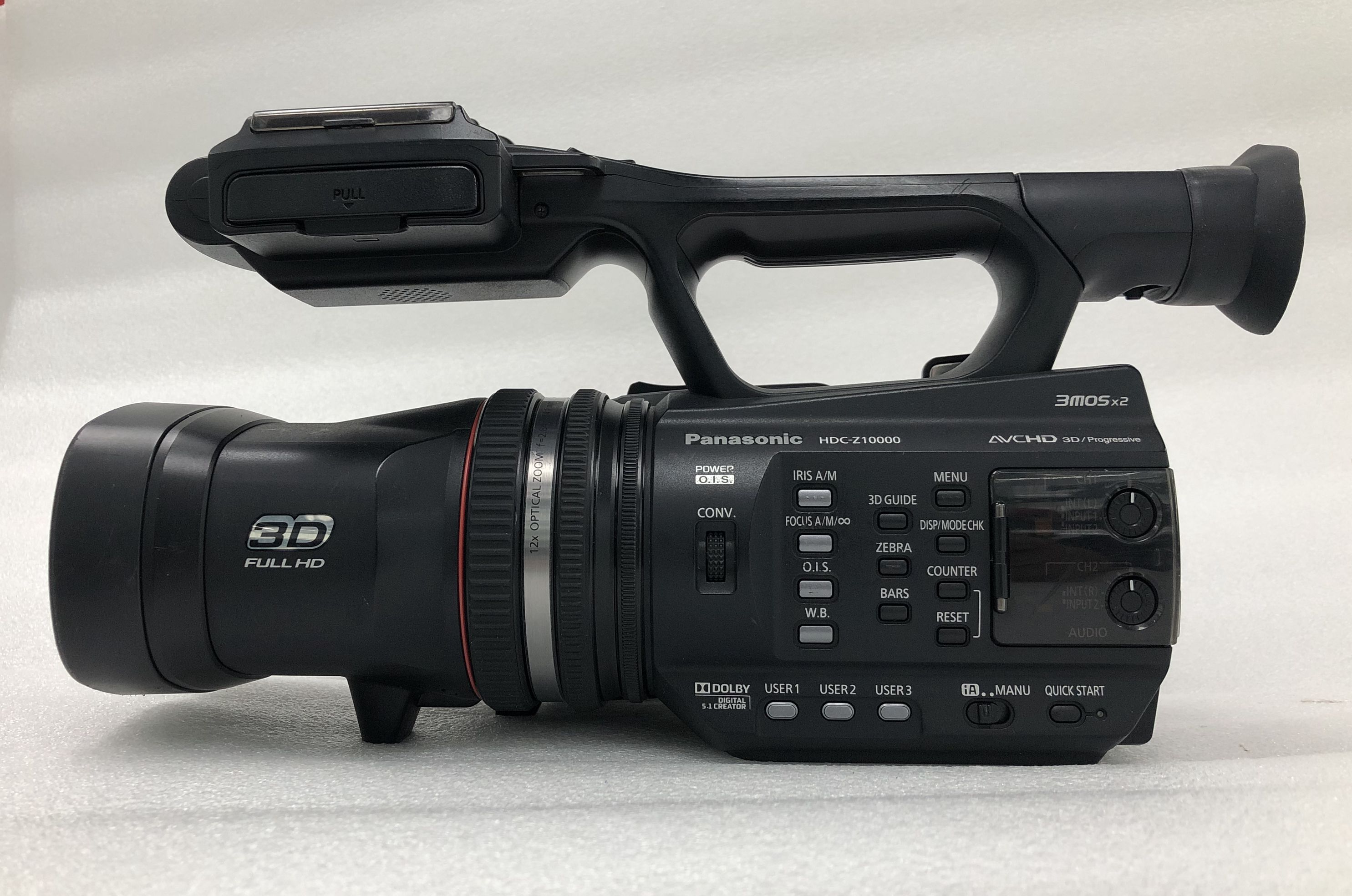 panasonic/松下hdc-z10000gk高清闪存3d摄像机专业裸眼摄录一体机