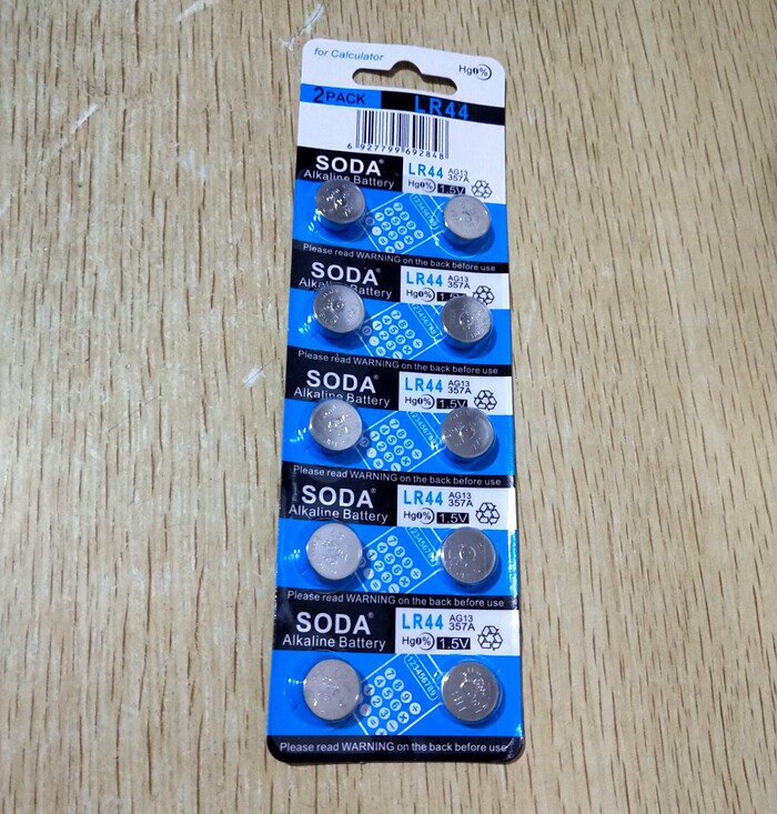 ag13  lr44 号玩具专用纽扣电池  玩具电池ag13号纽扣电池1板10粒