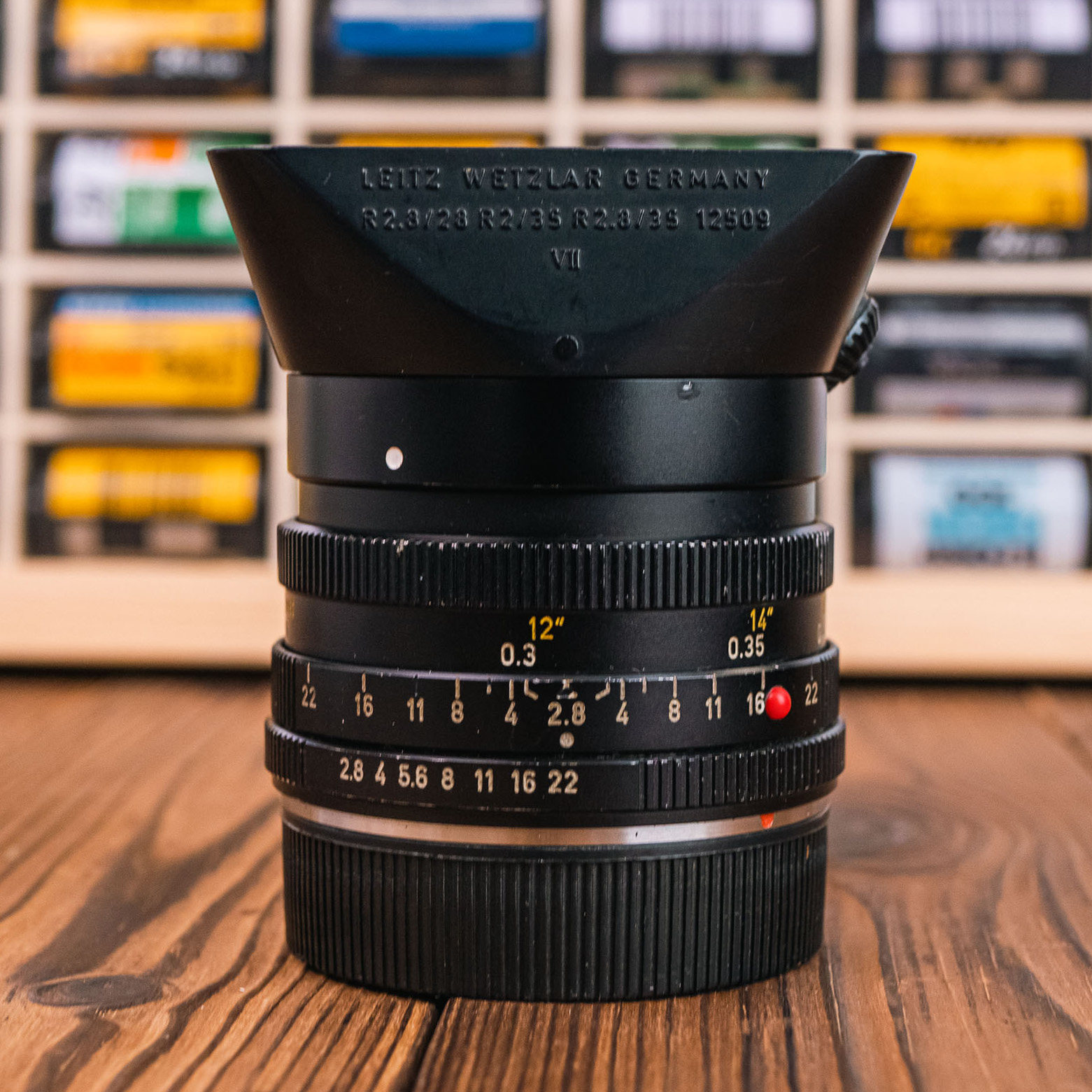 徕卡Leica Leitz ELMARIT-R 28mm F2.8 R28 E48 广角手动镜头