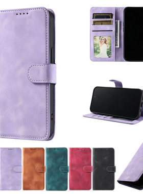 适用于Google谷歌Pixel 7 8 Pro 6A 7A 8A手机套全包边防摔电话保护套翻盖式皮套软硅胶内壳插卡支架纯色简约