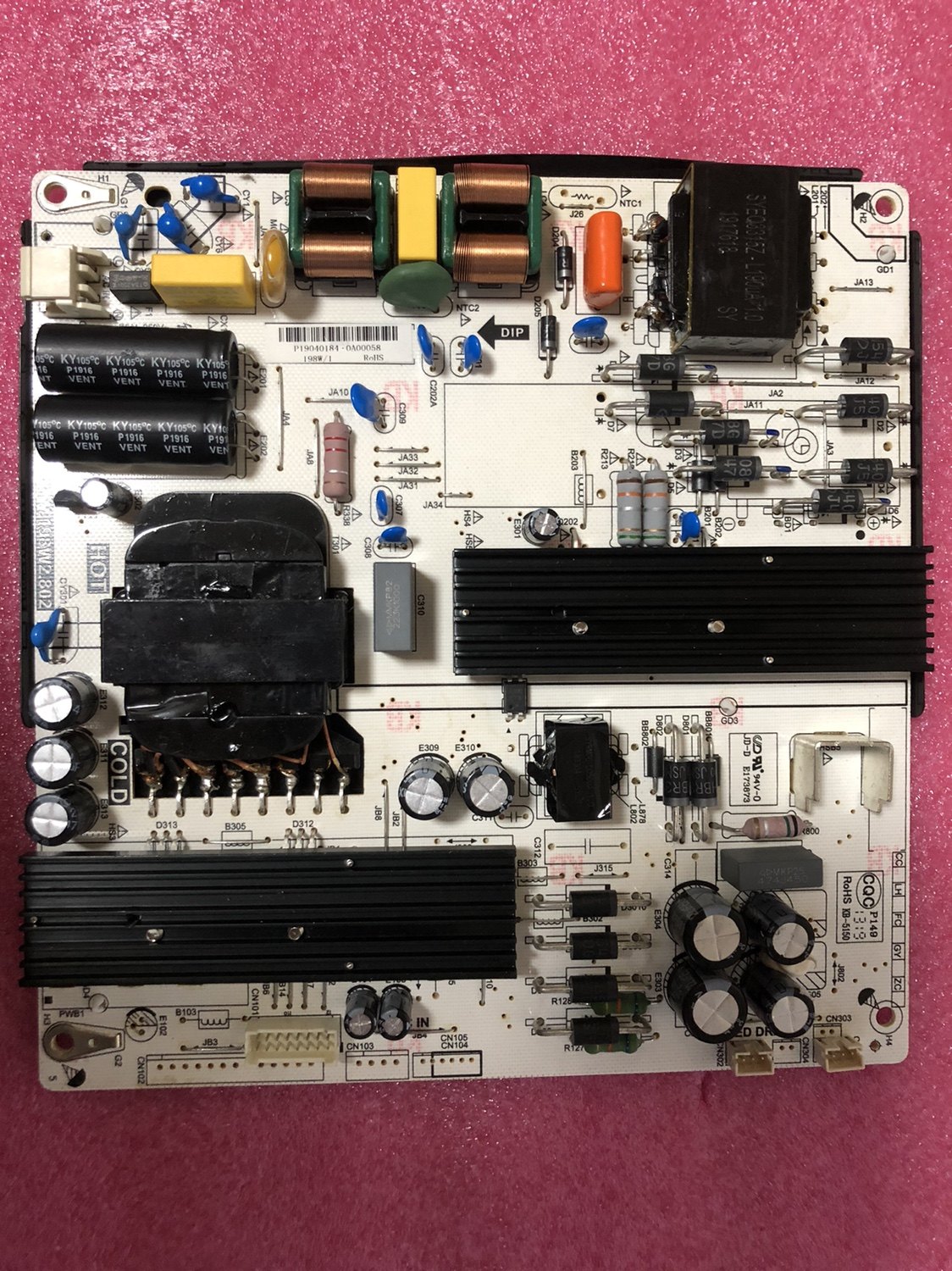 原装康佳电视454403电源板 PW.198W2.802 12V/4.5A 84V-102V*2
