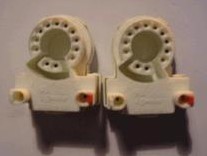 GZS10-4-ED1=GZS10-302 一样的 双聚焦小九脚管座 散装