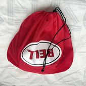 电动电瓶车头盔收纳袋摩托车全盔全包半盔便携提袋透气防尘布袋子