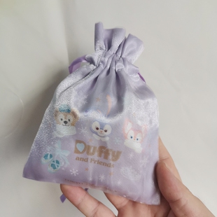 日单美乐蒂库洛米双层收纳袋小饰品整理袋收纳包抽绳袋网纱束口袋