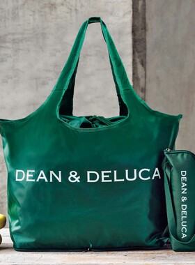 日系杂志附录便携折叠购物包大容量手提收纳单肩包抽绳束口环保袋