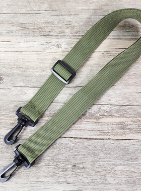军绿色 尼龙肩带 可调节包包肩带 宽3.2cm 全长120cm