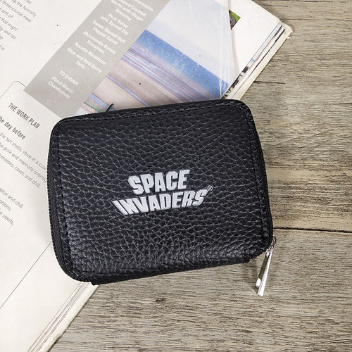 日单杂志附录款男士黑色短款钱包