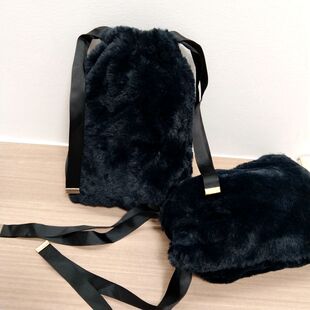 不掉毛不掉色--充电宝手机数据线便携收纳袋拉绳内衣袜子收纳袋子