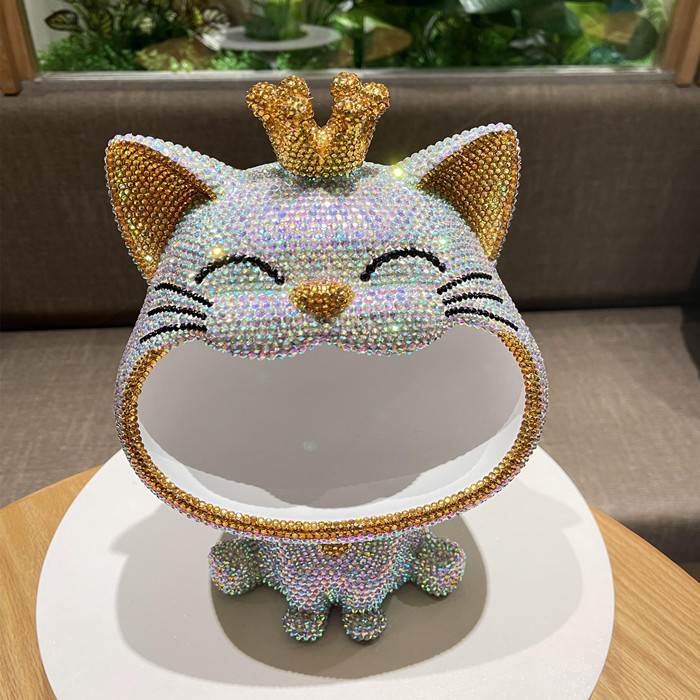 招财猫钥匙收纳轻奢玄关大嘴猫