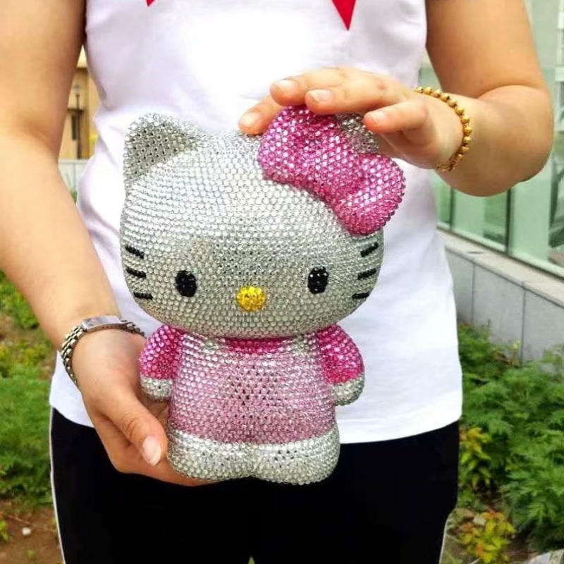 镶钻成品DIY贴钻满钻小猫咪