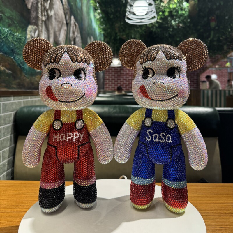 大男孩暴力熊diy手工贴钻熊粘钻材料钻石小熊送闺蜜友生日礼物