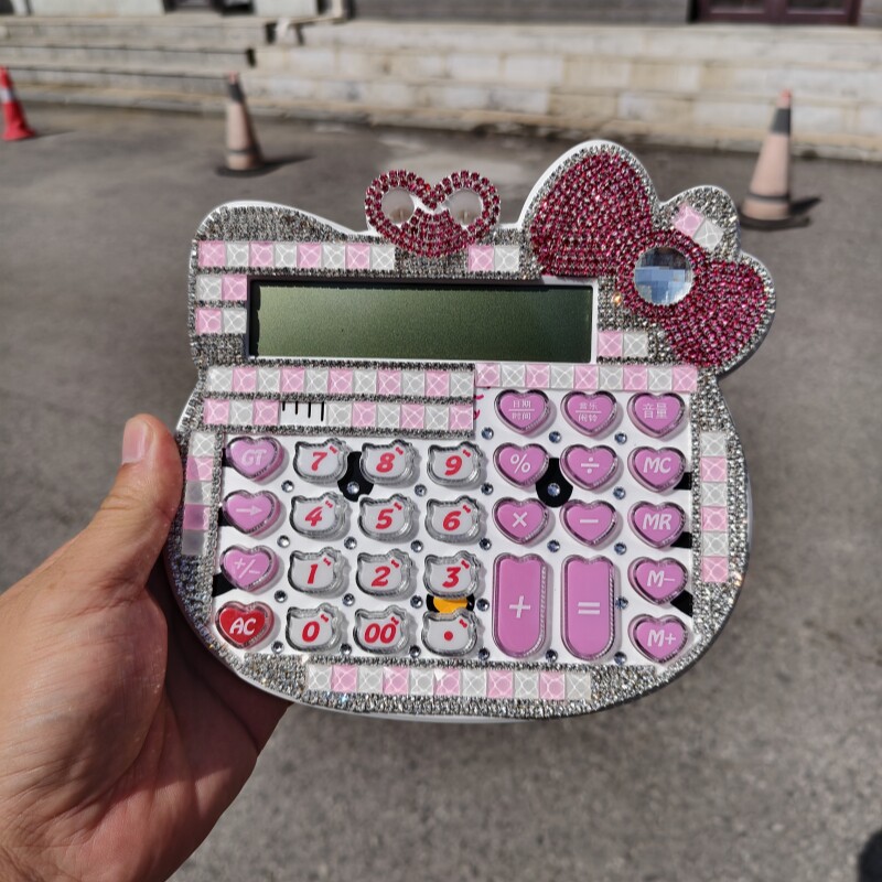 多功能计算器办公用女时尚会计专用大号屏幕按键计算机学生品电子