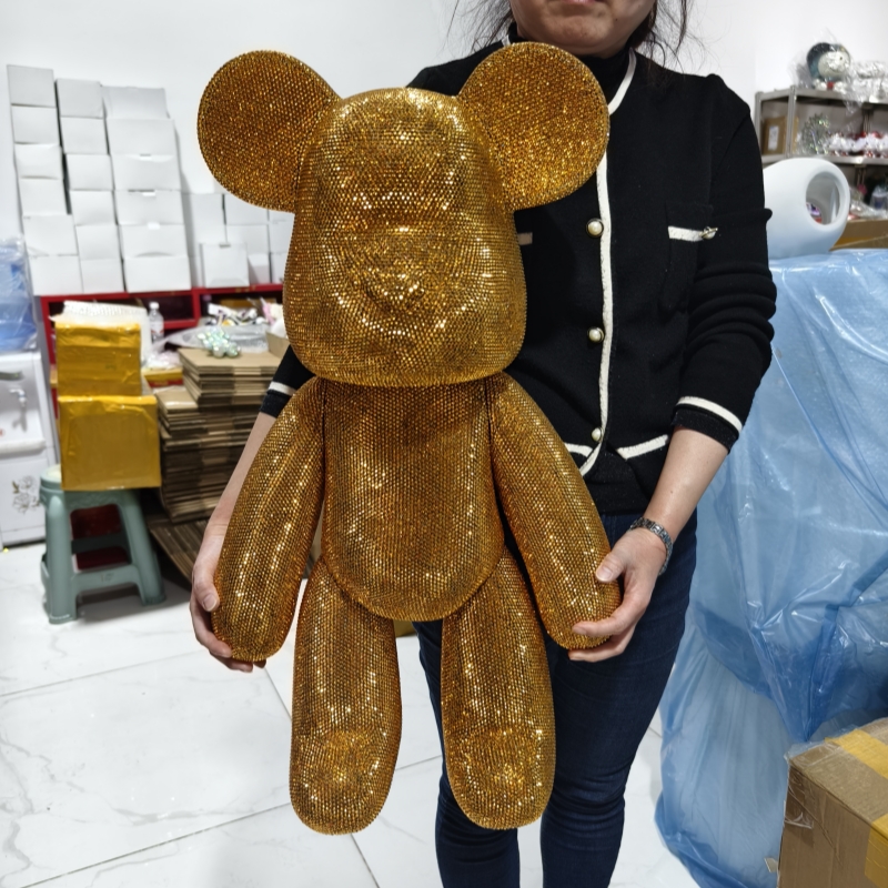 diy粘钻礼物摆件钻石手办熊贴钻