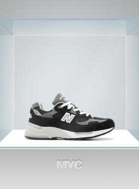 New Balance NB 992系列复古灰色休闲男女运动休闲跑步鞋U992BK