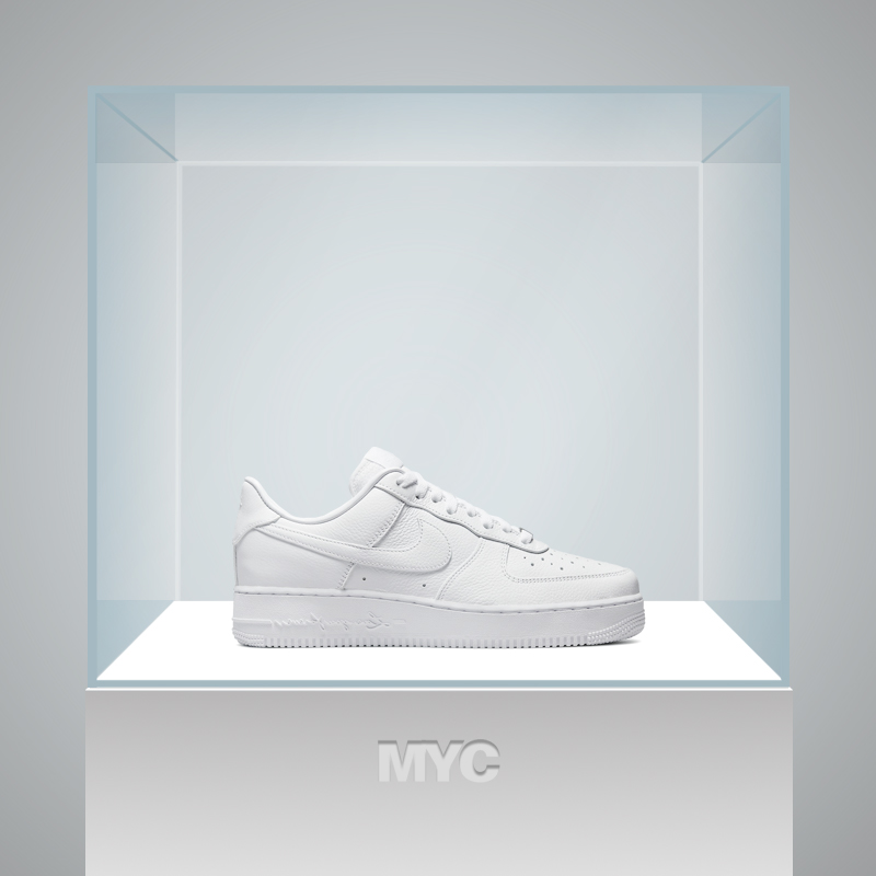 耐克NIKE AIR FORCE 1 x NOCTA 联名全白AF1 低