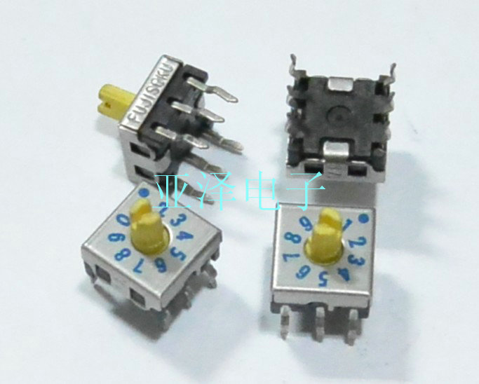 FUJISOKU富士侧0-9/10位8421C旋转拨码编码开关DRS8010C正码