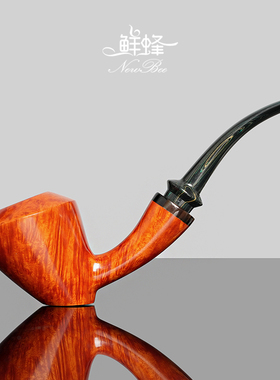 NewBee鲜蜂石楠木烟斗手工实木茶盏自由式烟斗老式男士过滤专用具