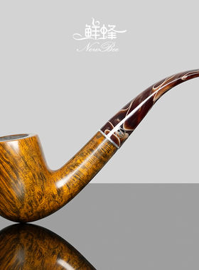 NewBee石楠木烟斗手工实木福尔摩斯弯斗传统老式过滤男士专用烟具