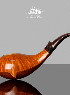 NewBee石楠木烟斗男士手工自由式鲸鱼斗实木老式传统过滤专用烟具