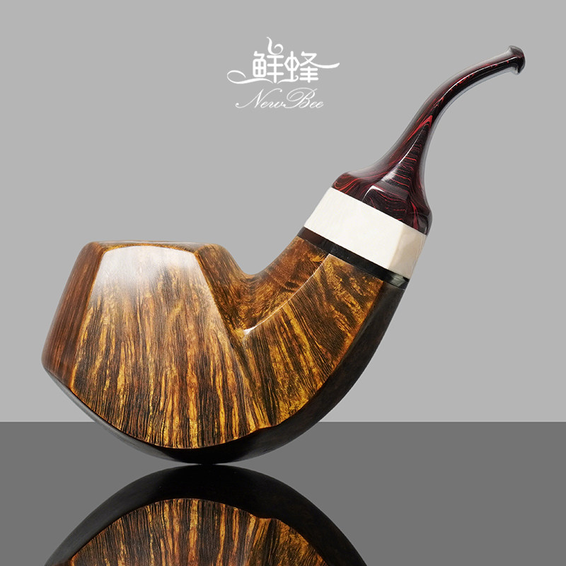 NewBee石楠木烟斗男士手工实木多面体火山烟斗传统老式过滤专用具,ZIPPO/瑞士军刀/眼镜,烟斗,淘宝优惠券,粉丝福利购,淘宝优惠卷