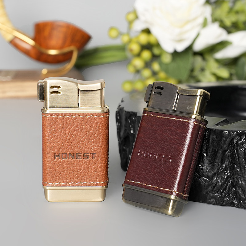 男士烟斗专用打火机充气体斜明火金属复古创意个性潮流网红烟斗具