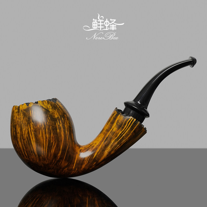 NewBee石楠木烟斗手工实木瘤皮橡果烟斗传统老式过滤专用男士烟具