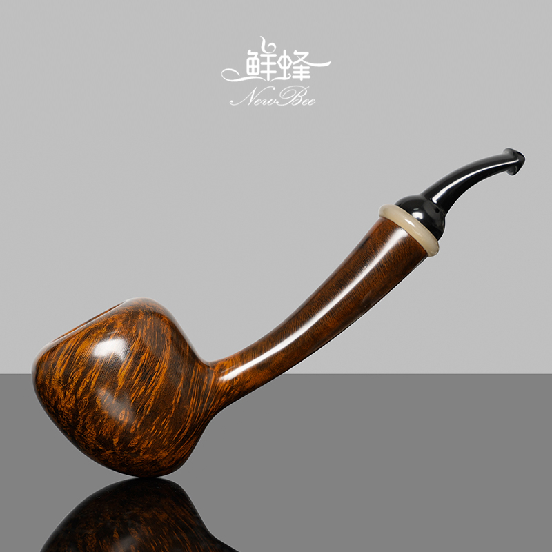 NewBee石楠木烟斗男士手工长腿橡果烟斗实木传统老式过滤专用烟具