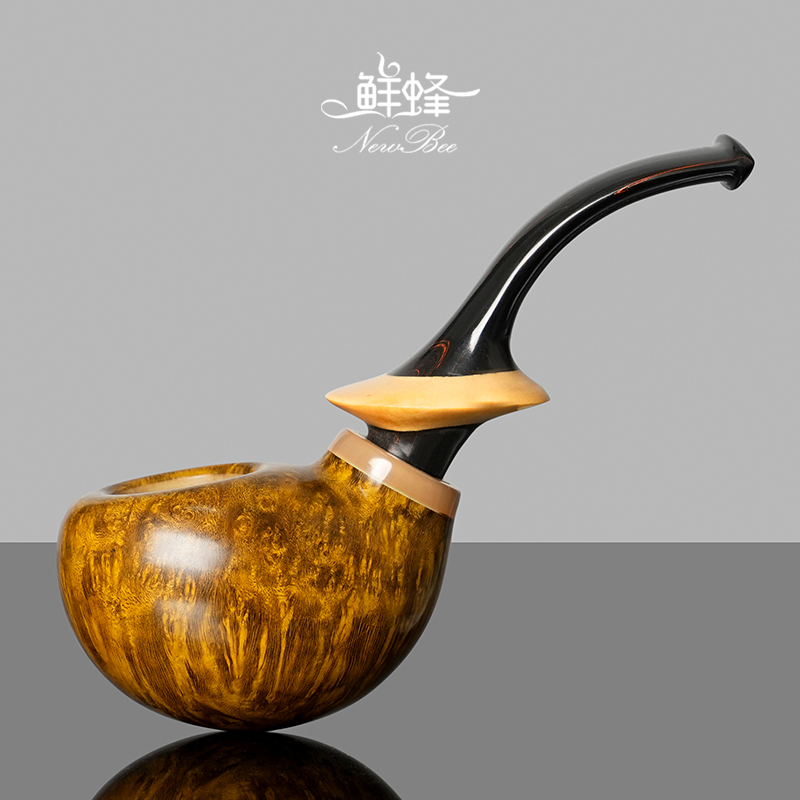 NewBee石楠木烟斗手工实木自由式空腔小叼斗老式传统过滤男士专用
