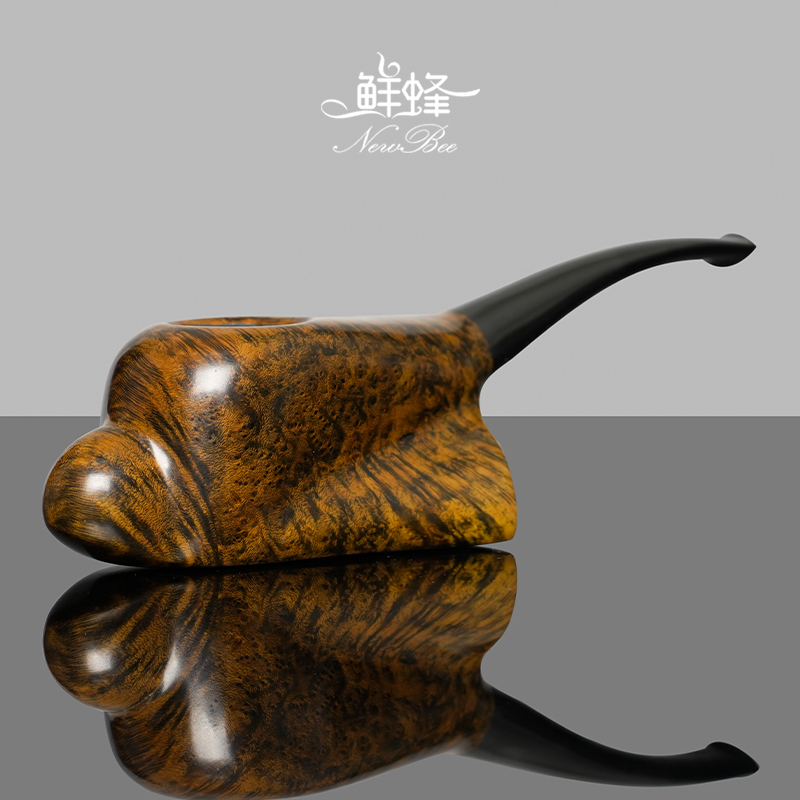 NewBee石楠木烟斗男士手工海豚实木烟斗传统老式过滤专用烟具配件