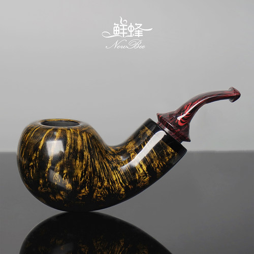 NewBee鲜蜂石楠木烟斗苹果空腔斗